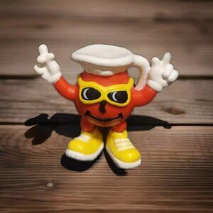 Vintage Kool Aid Man Hands Up #1 PVC Figure 1990 Kraft Foods Cake Topper‎